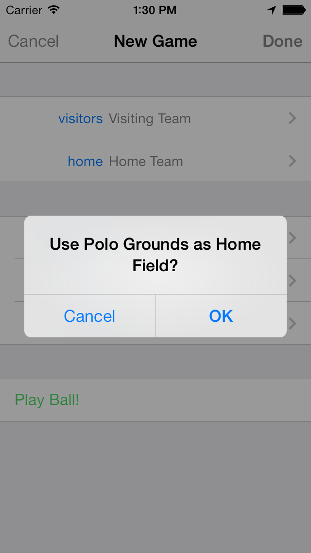 Use Polo Grounds as Home Field?